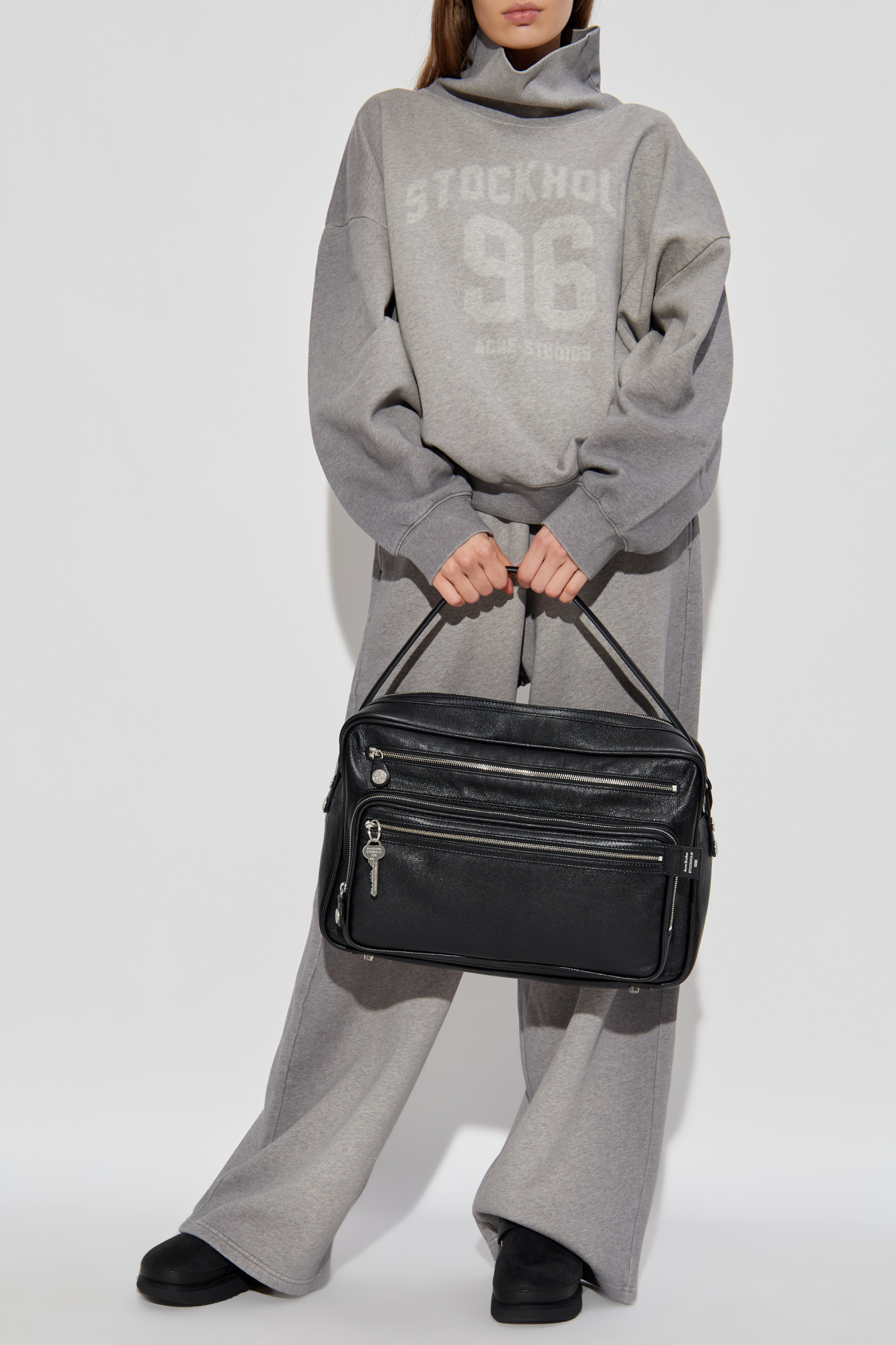 Grey Sweatshirt with print Acne Studios - Vitkac AS